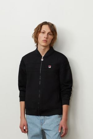 FILA Naso Jackets Black,Mens Clothing | CA.UPVGDZ314